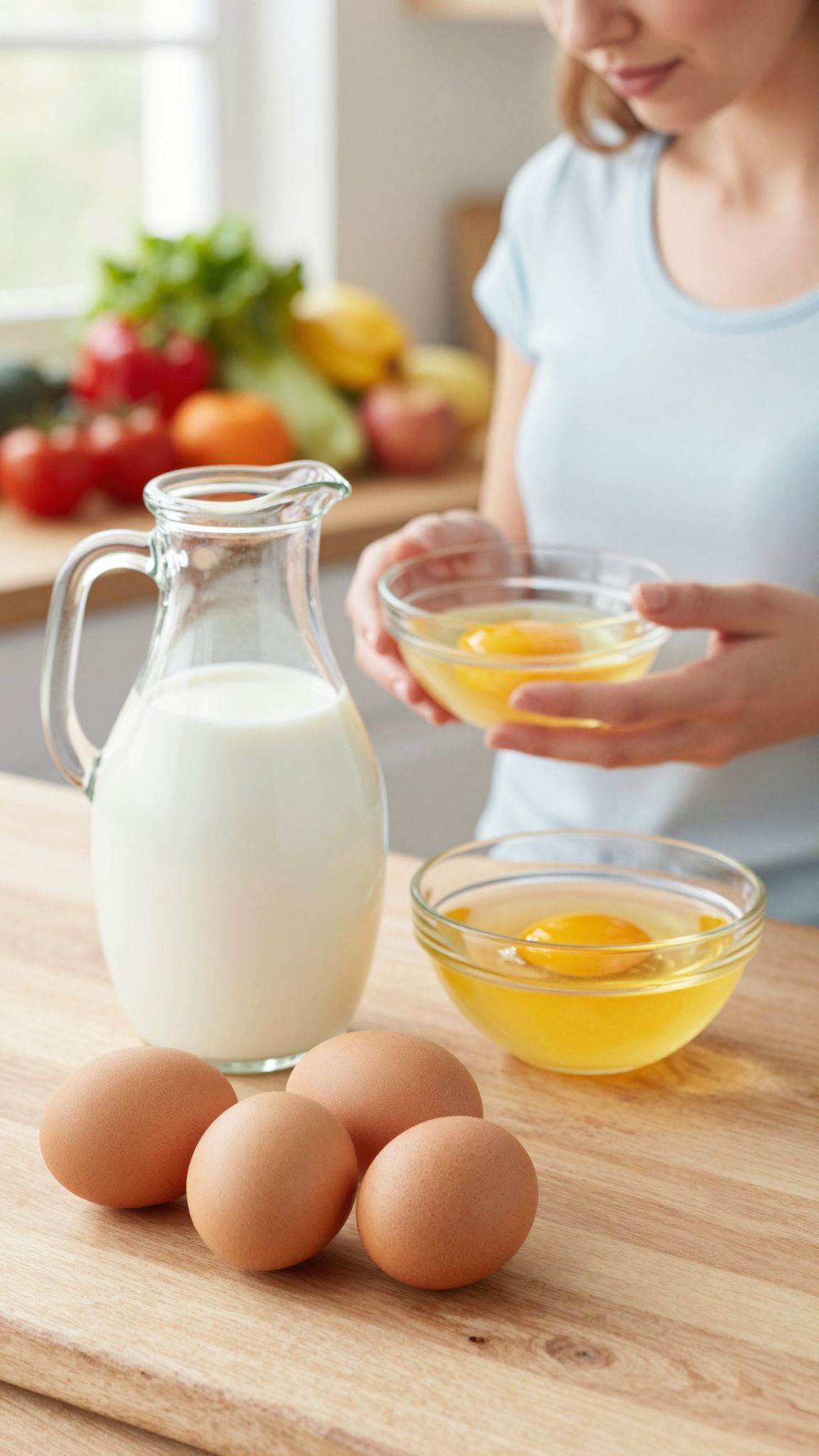 A nyers tojás és tej baktériumokat hordozhat, veszélyesek.