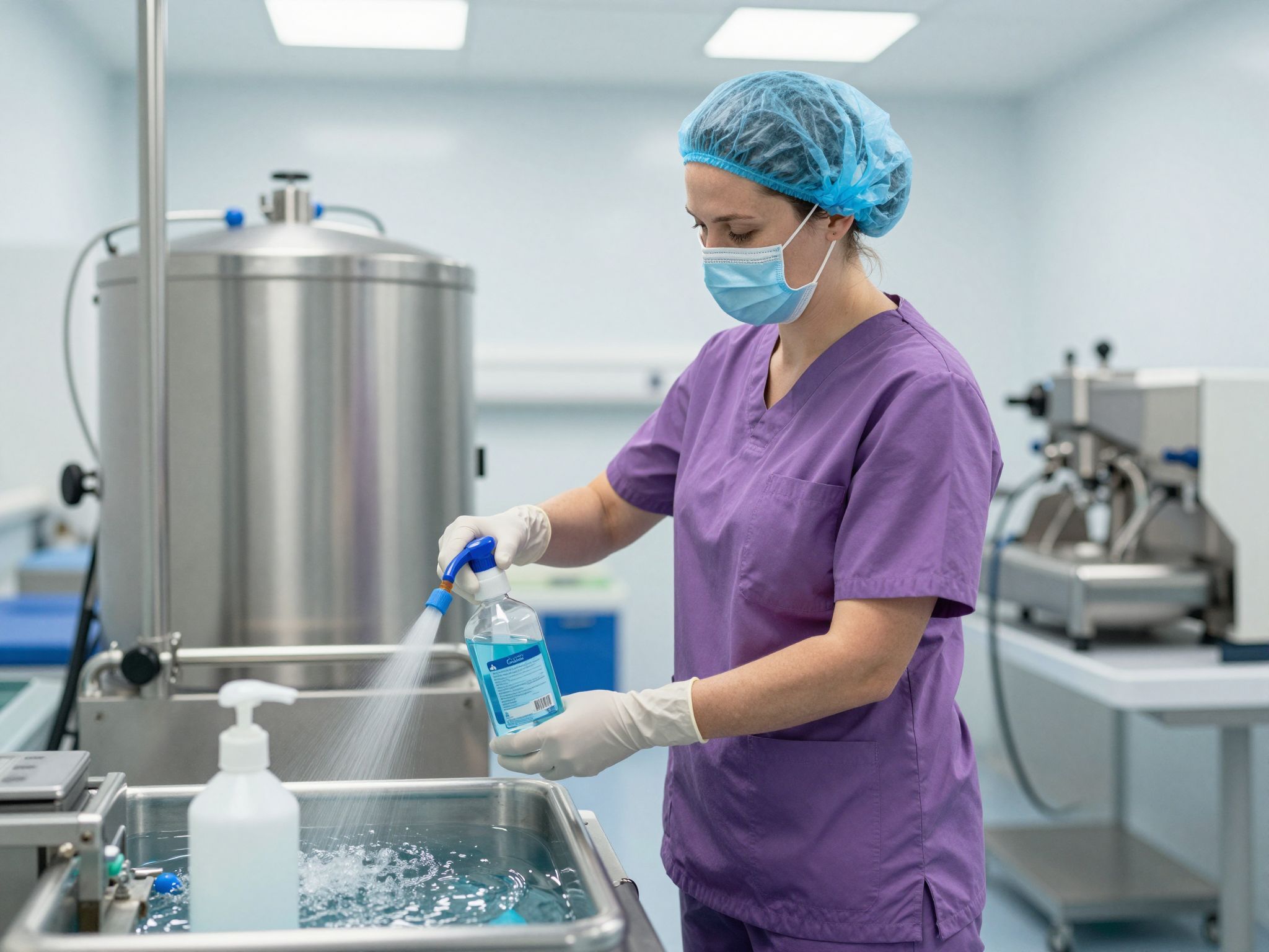 A klórozás hatékony vírusölő módszer kórházakban és iparban.