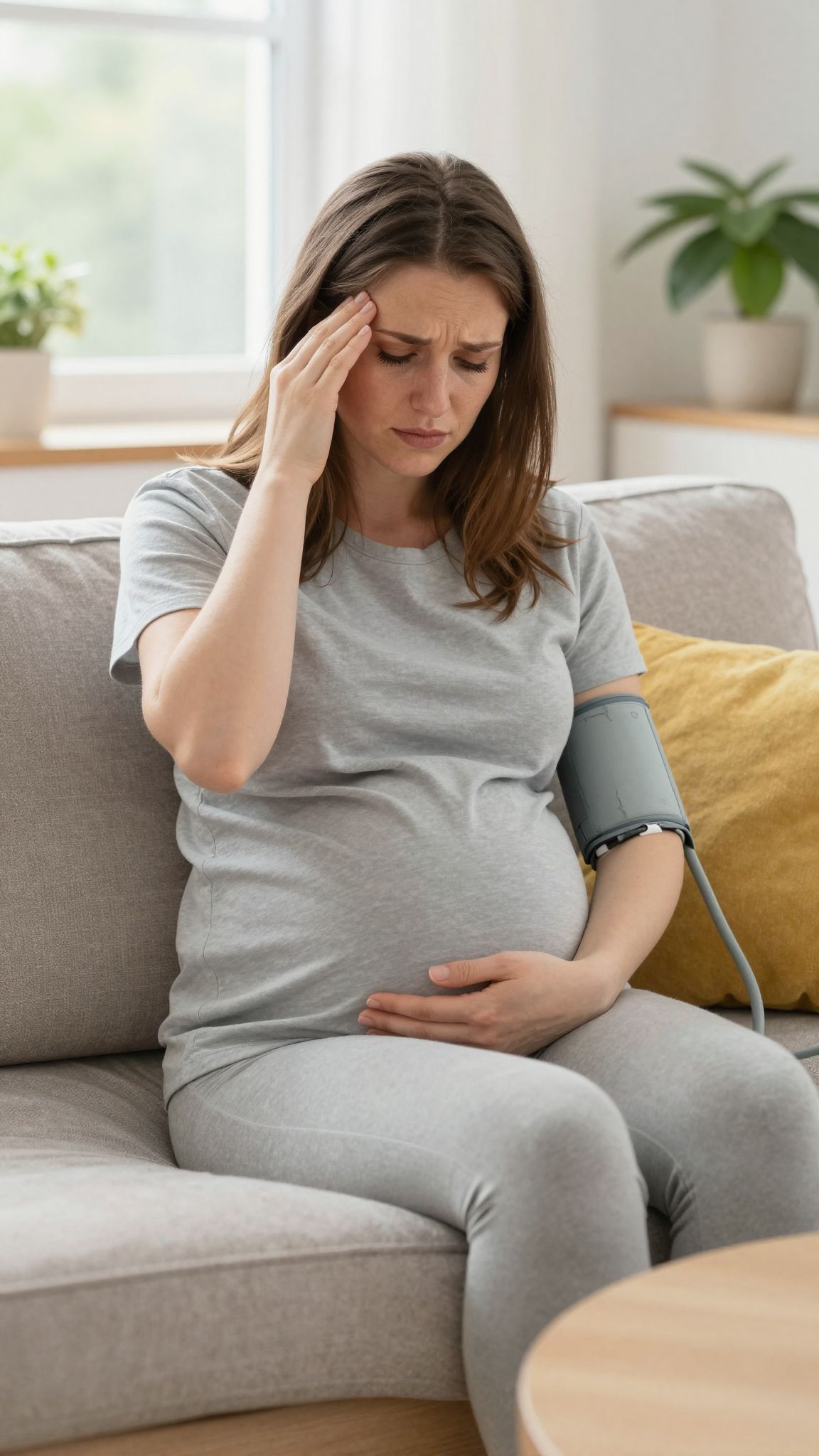 A vérnyomás ingadozása gyakori terhességi tünet lehet.