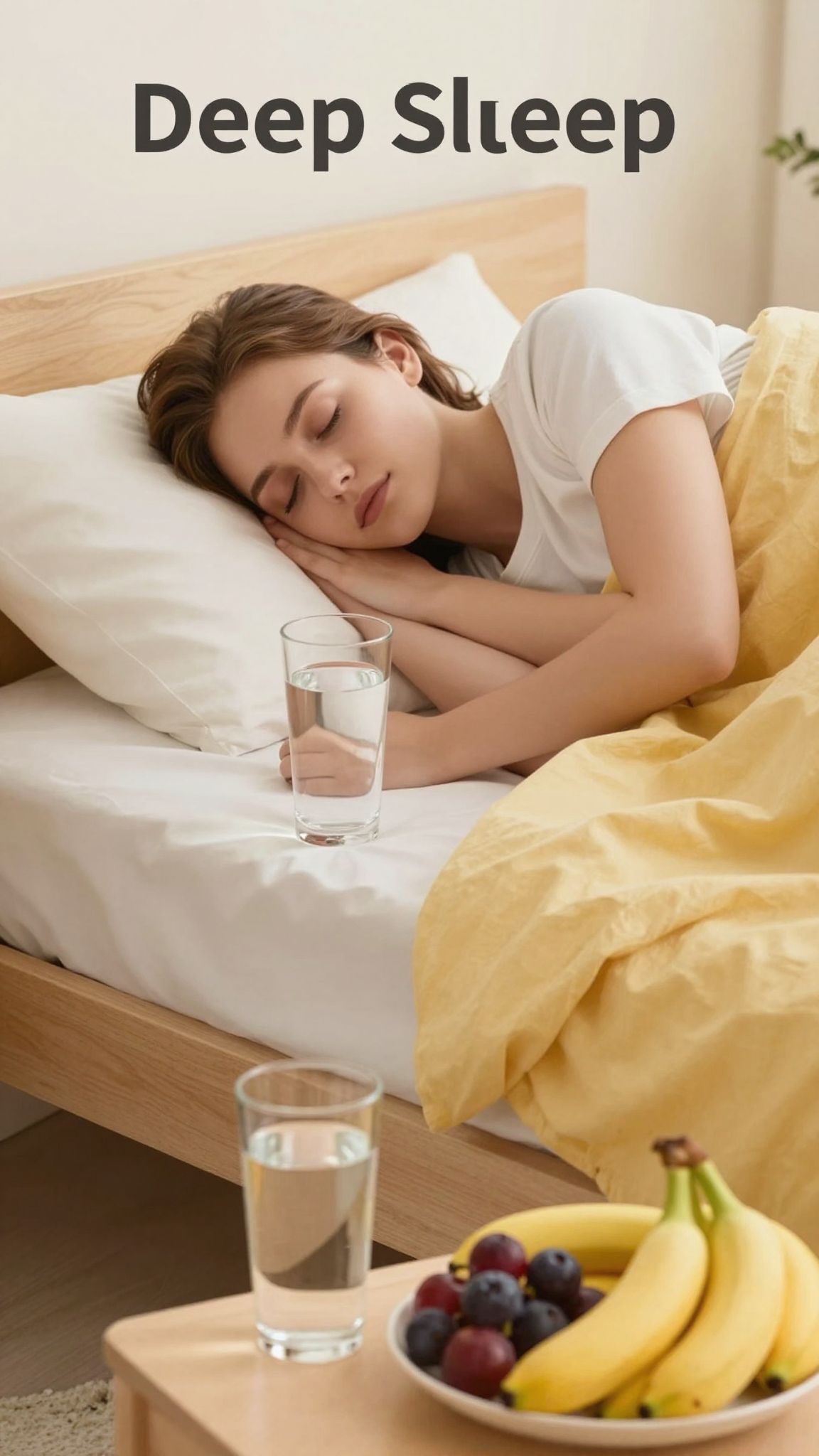 A megfelelő táplálkozás és hidratáció javítja a mély alvást.