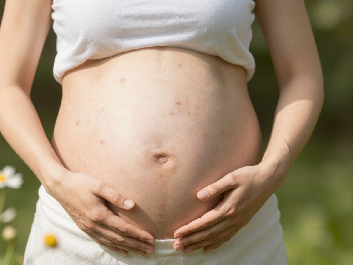 Terhességi csíkok, pigmentfoltok és mások: 5 gyakori bőrpanasz a várandósság alatt