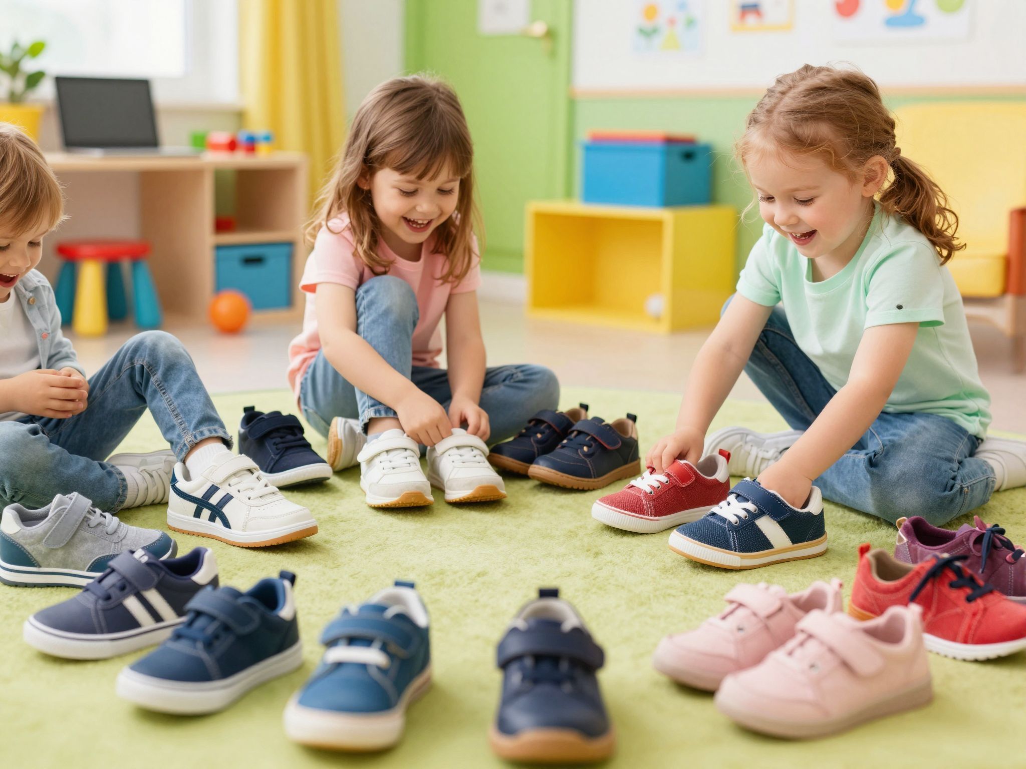 A kényelmes és tartós benti cipők a legfontosabbak.