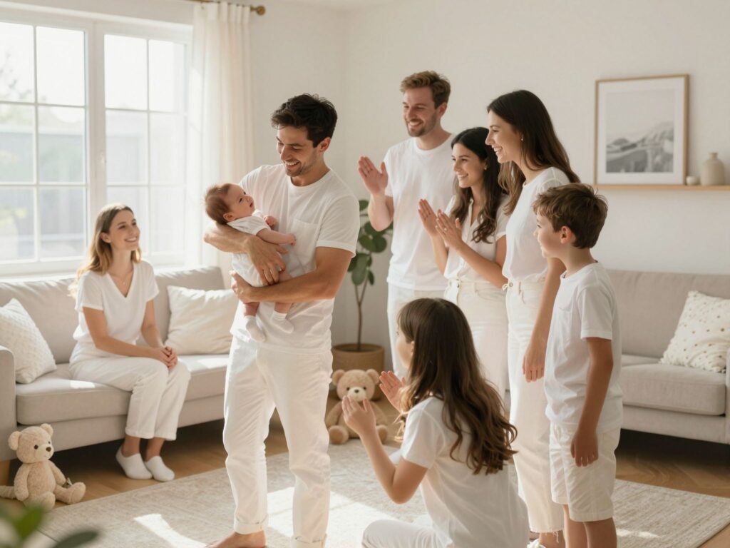 Újszülött látogatás: Mikor mehetnek a rokonok és barátok babanézőbe?