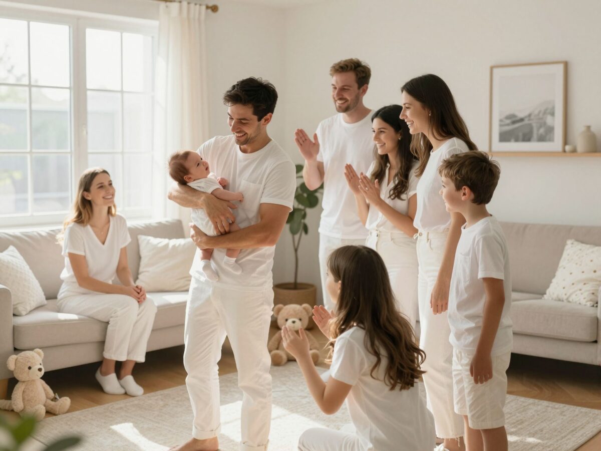 Újszülött látogatás: Mikor mehetnek a rokonok és barátok babanézőbe?