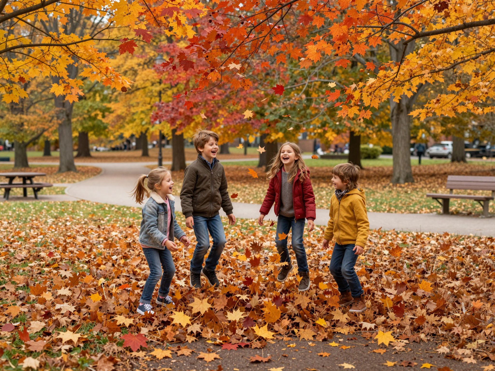 Ősszel a gyerekekkel kirándulva felfedezheted a színes tájat.