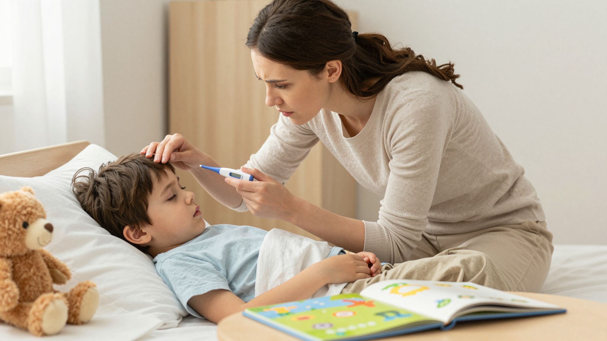 Vörös zászlók: magas láz tartósan, orvost hívj azonnal!