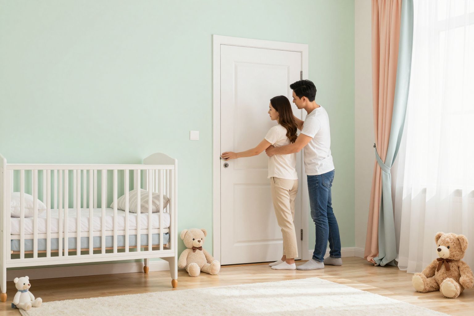 Az ajtócsapódás elkerüléséhez használj puha zsanérokat.