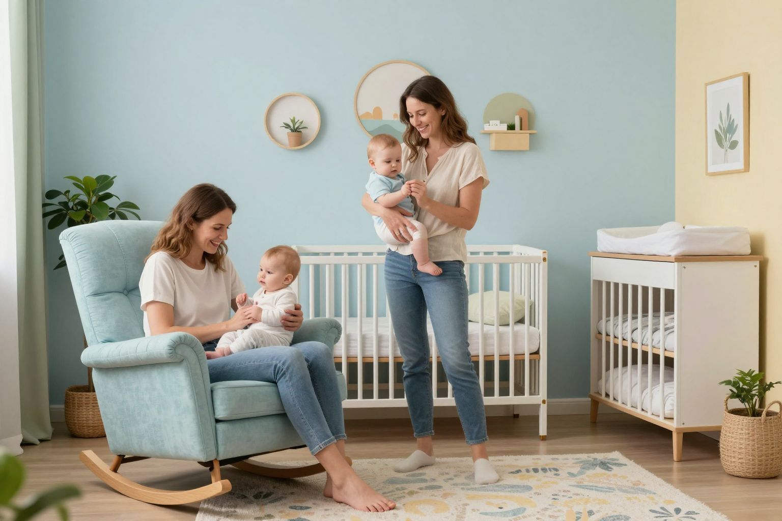 A vizuális kényelem csökkenti a szülői stresszt.