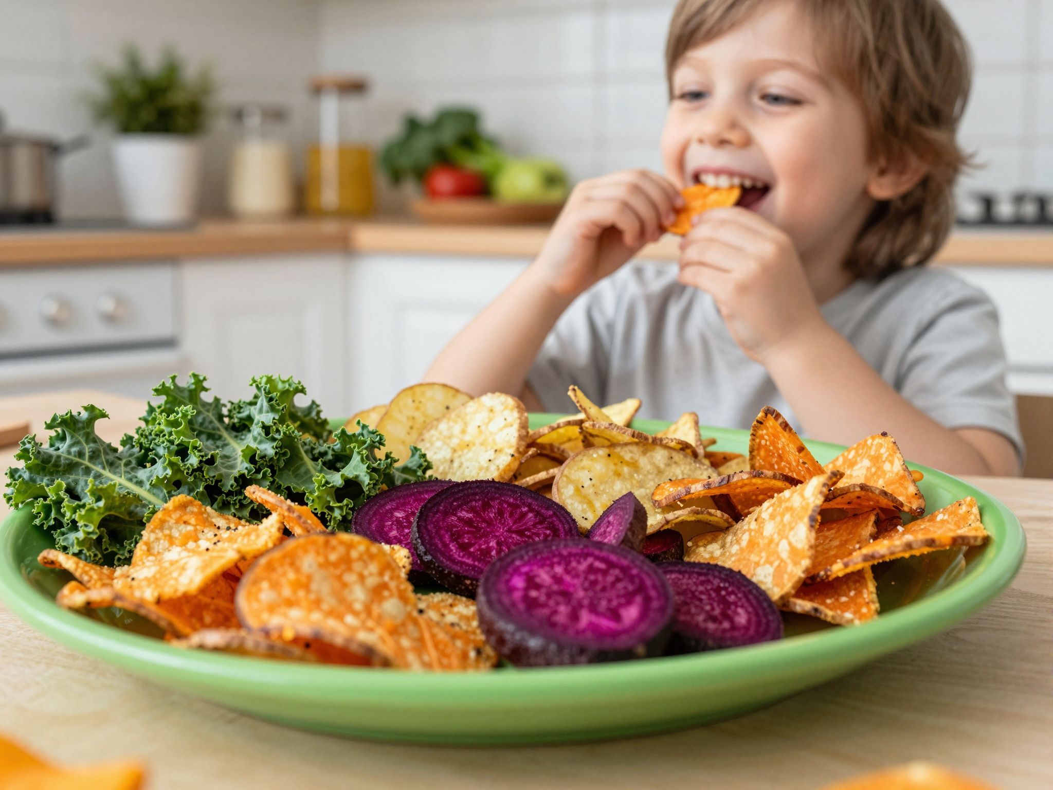 Kísérletezz különböző zöldségekkel a chips elkészítésekor!