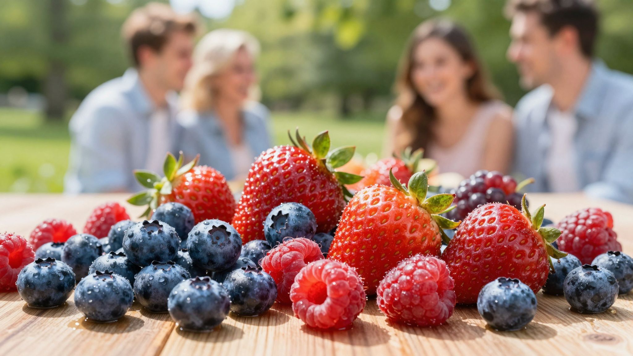A bogyós gyümölcsök erősítik az immunrendszert és javítanak a hangulaton.