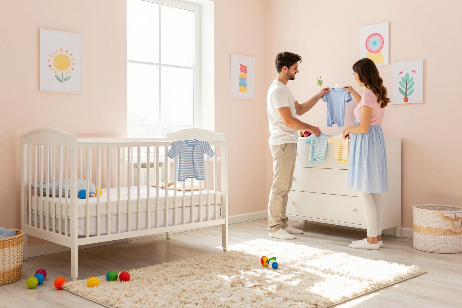 A babaszoba színvilága befolyásolja a baba hangulatát.