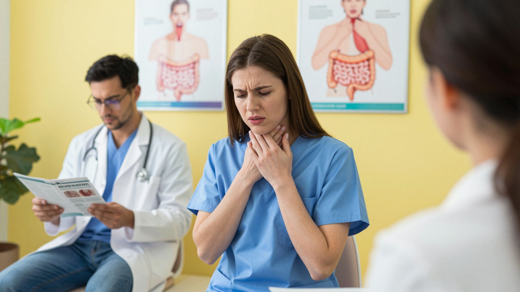 A fül-orr-gégész segíthet a torokfájás okának feltárásában.