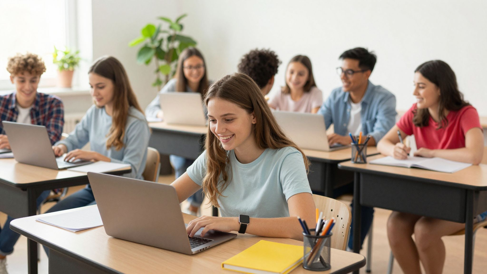 A hibrid oktatás segíthet csökkenteni a diákok elszigeteltségét.