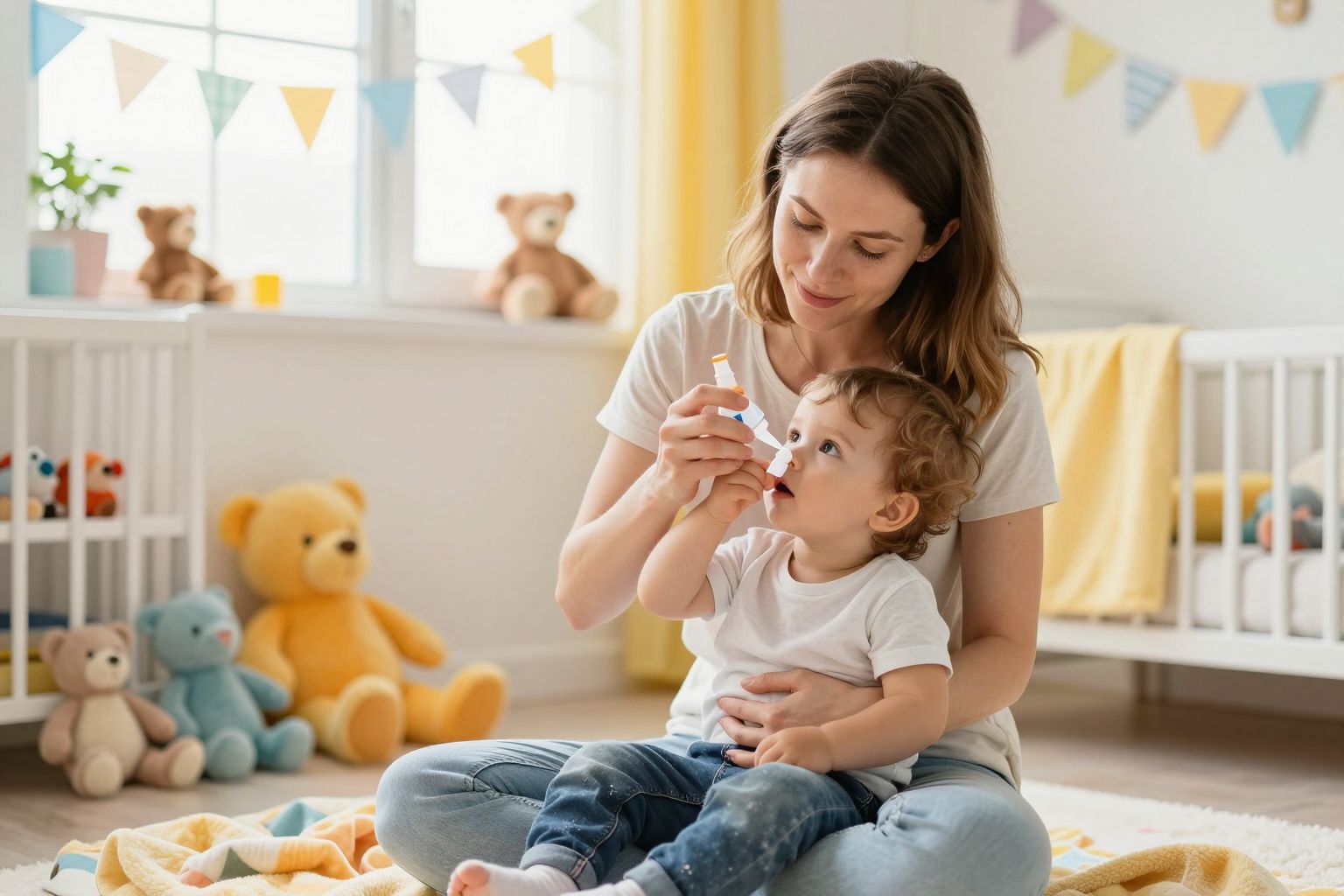 Az orrspray-k biztonságos használata fontos a gyermekeknél.