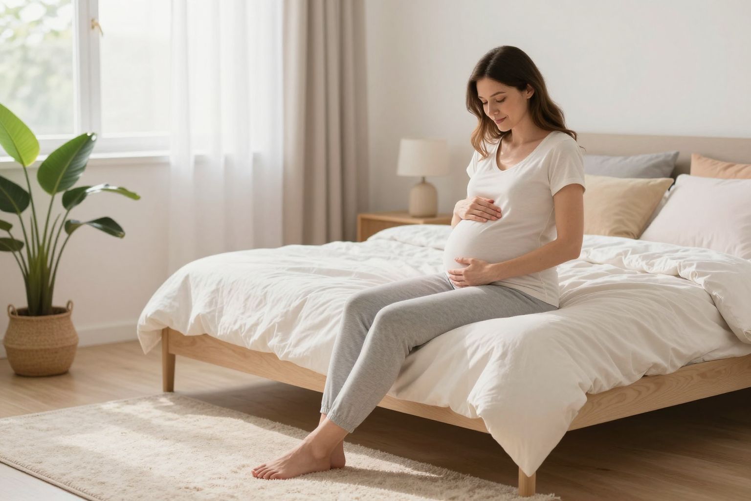 A harmadik trimeszterben a kényelem kulcsfontosságú az alváshoz.