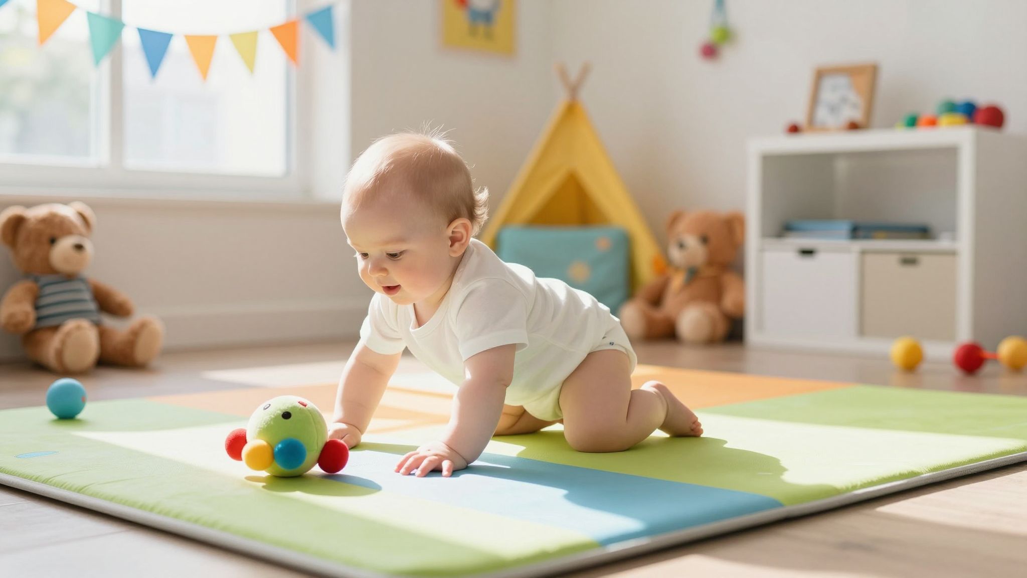 A hasi stabilitás fontos a kúszási készségekhez.