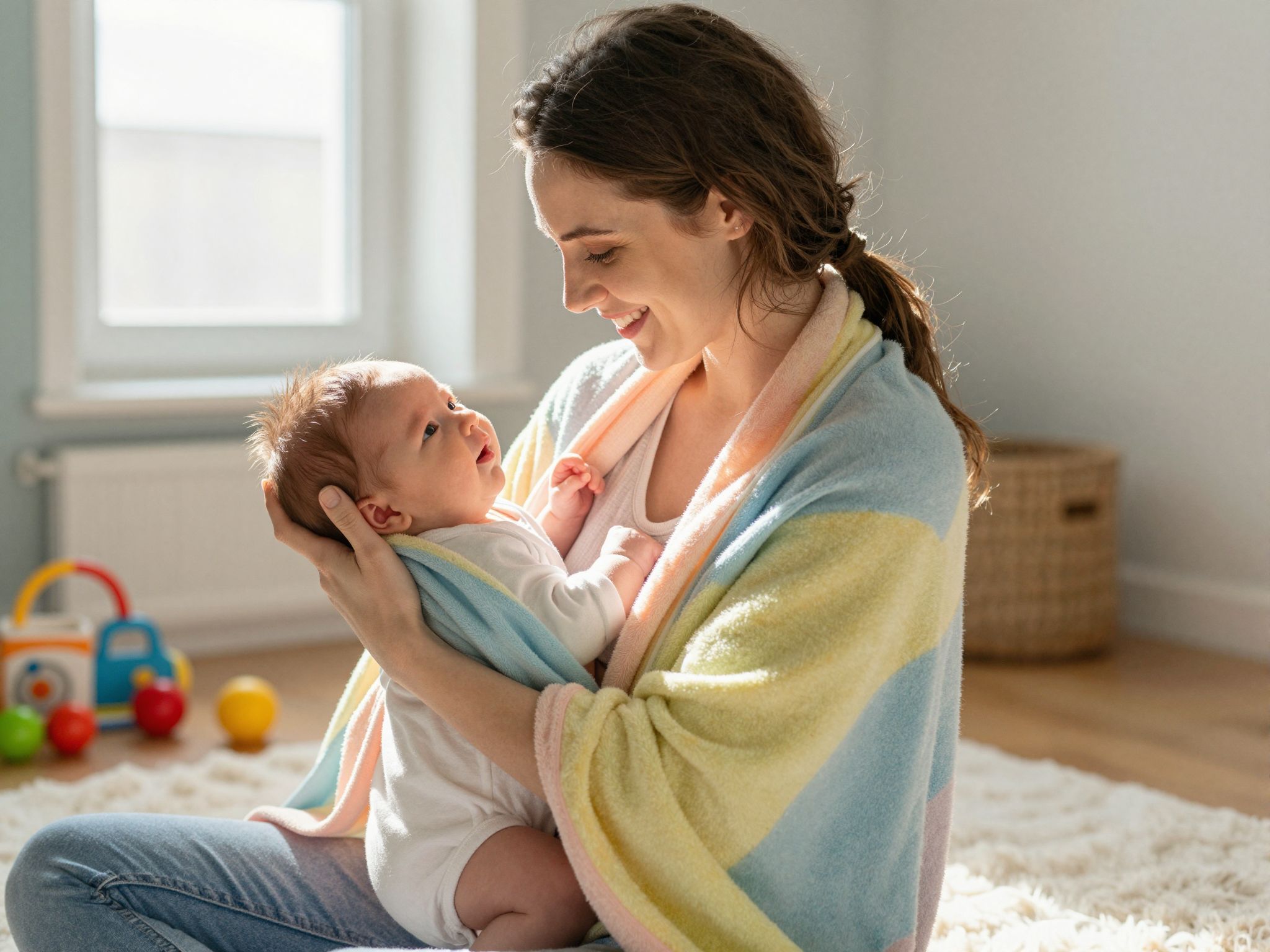 A hordozás serkenti a baba agyi fejlődését.