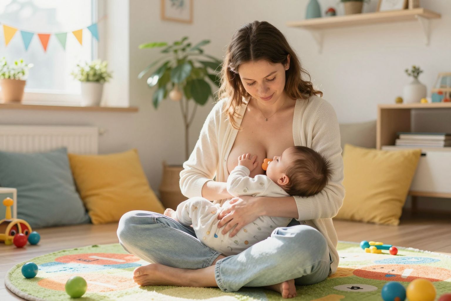 A hosszan tartó szoptatás gazdagabb tejösszetételt eredményez.