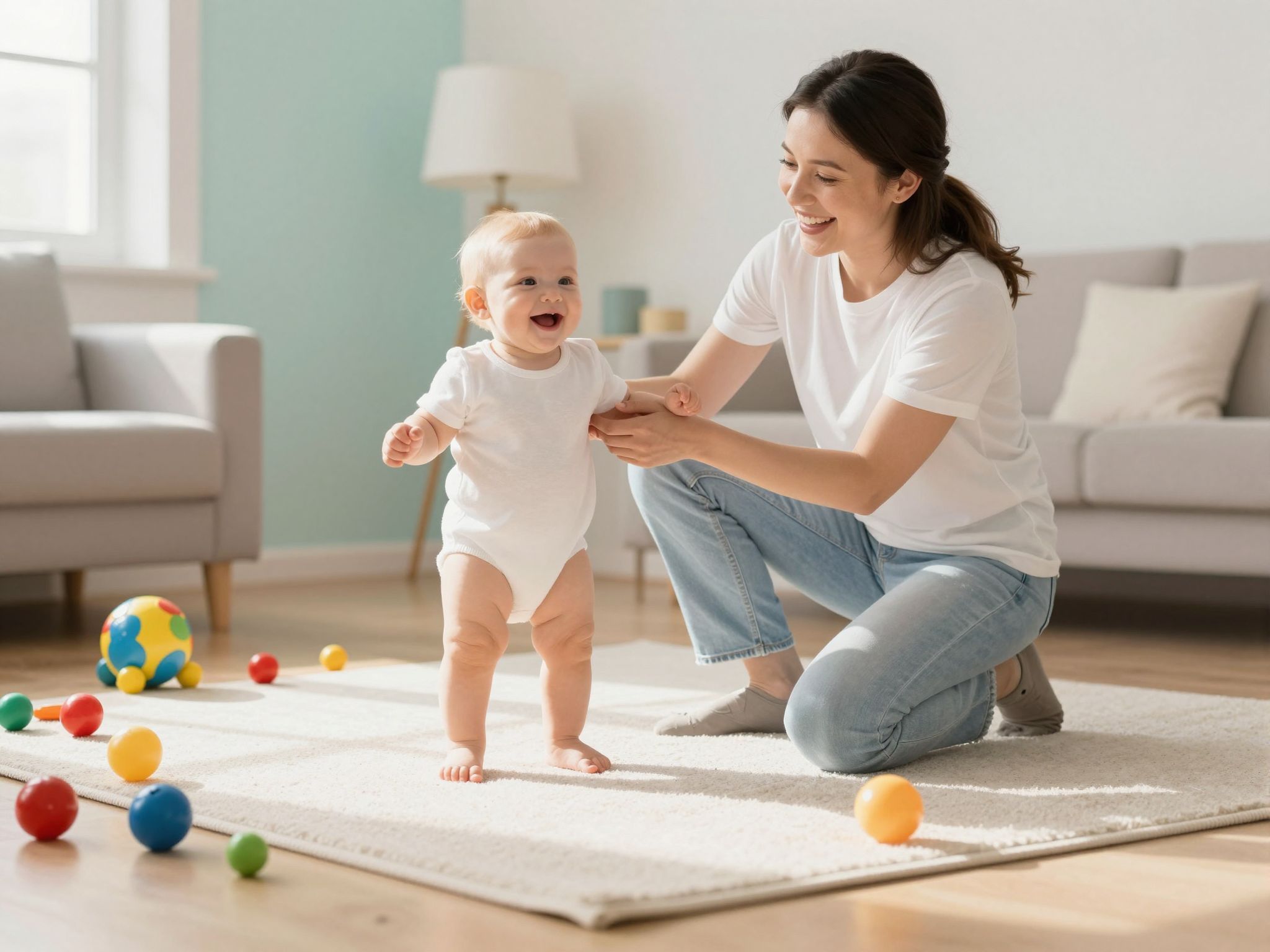 A járás fejleszti a baba kognitív és érzelmi képességeit.