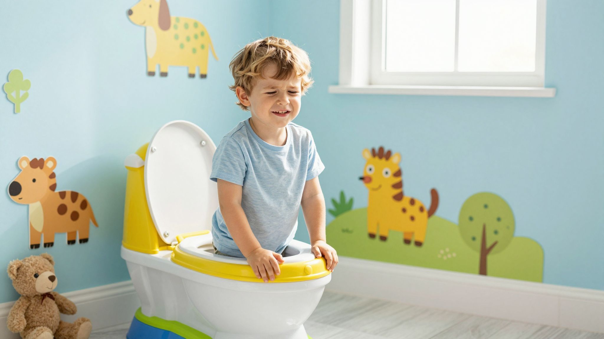 A fizikai komfort javítja a gyerek székletürítési hajlandóságát.