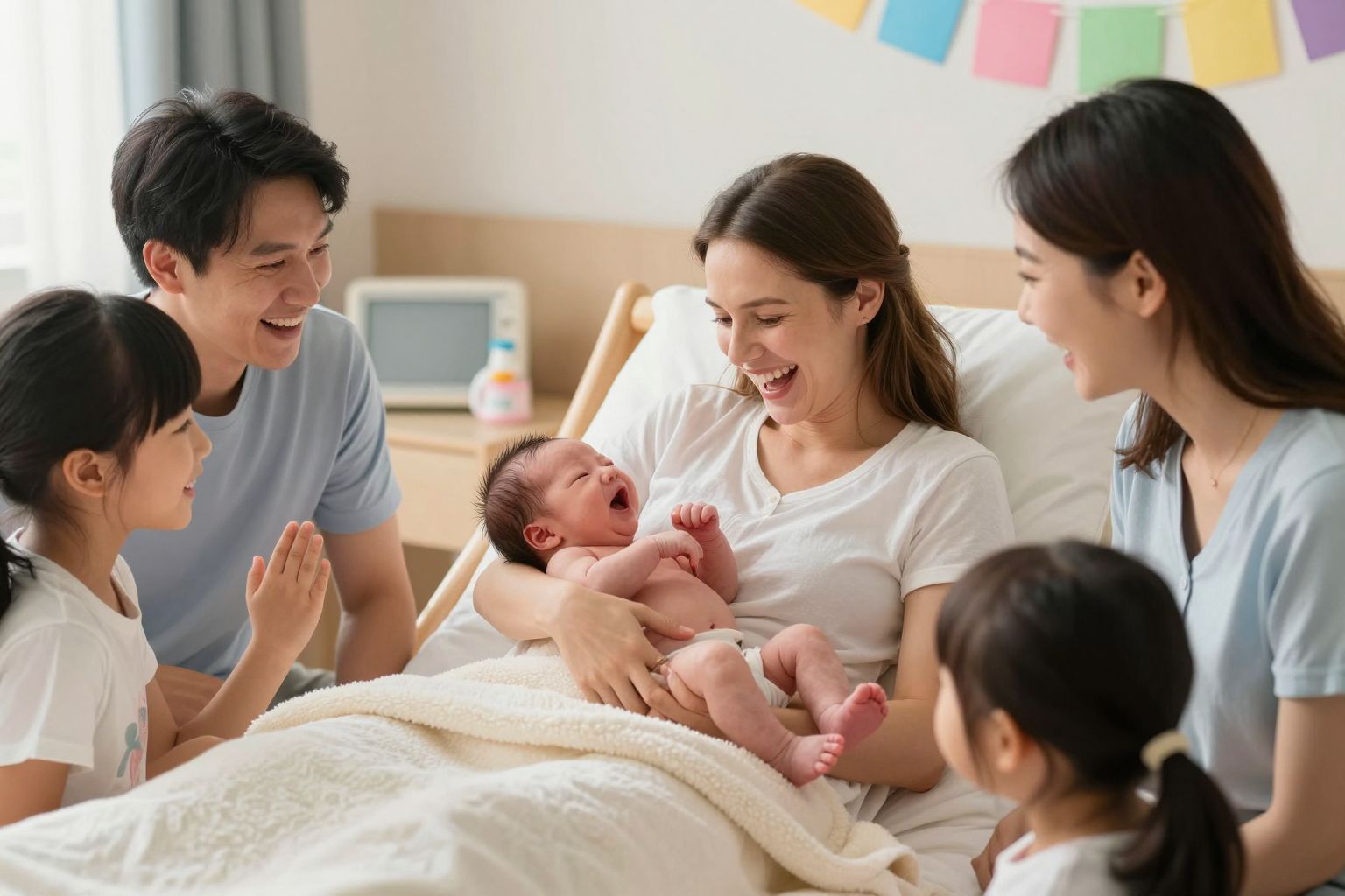 A kitolás során a baba születése a csúcspont.