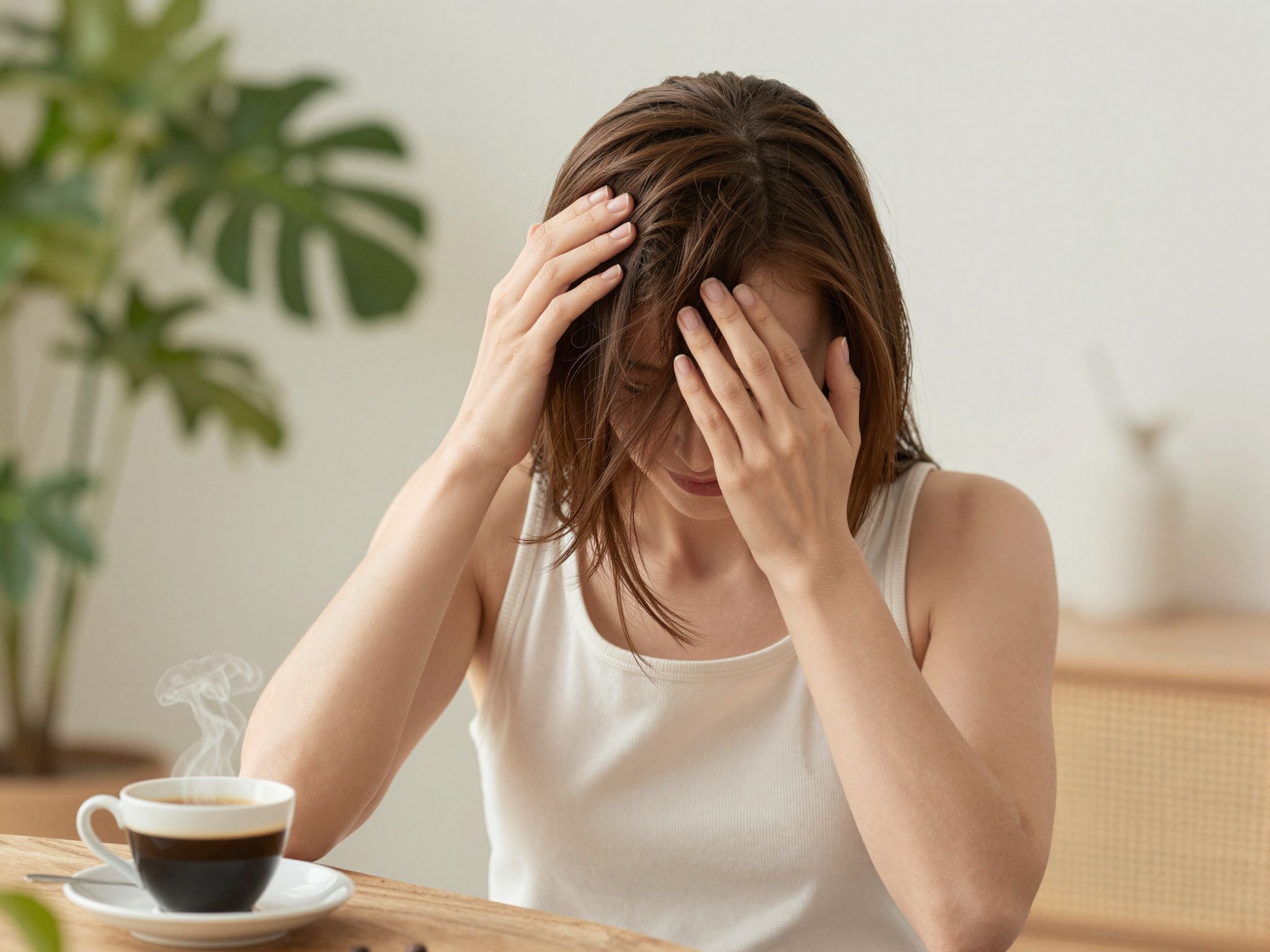 A koffein stimulálja a hajhagymák növekedését és egészségét.