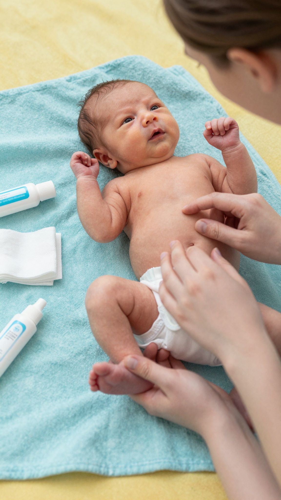 A köldökcsonk fertőzése súlyos állapotot jelez.