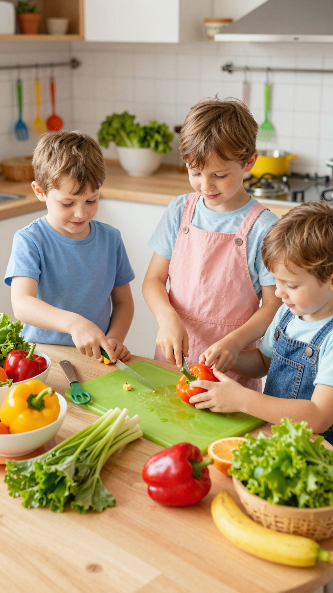 A tálalás kreativitása segíti a zöldségek vonzóbbá tételét.