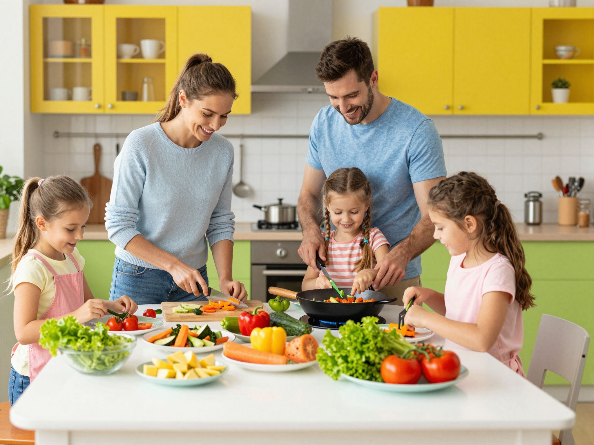 A közös főzés erősíti a családi kötelékeket.