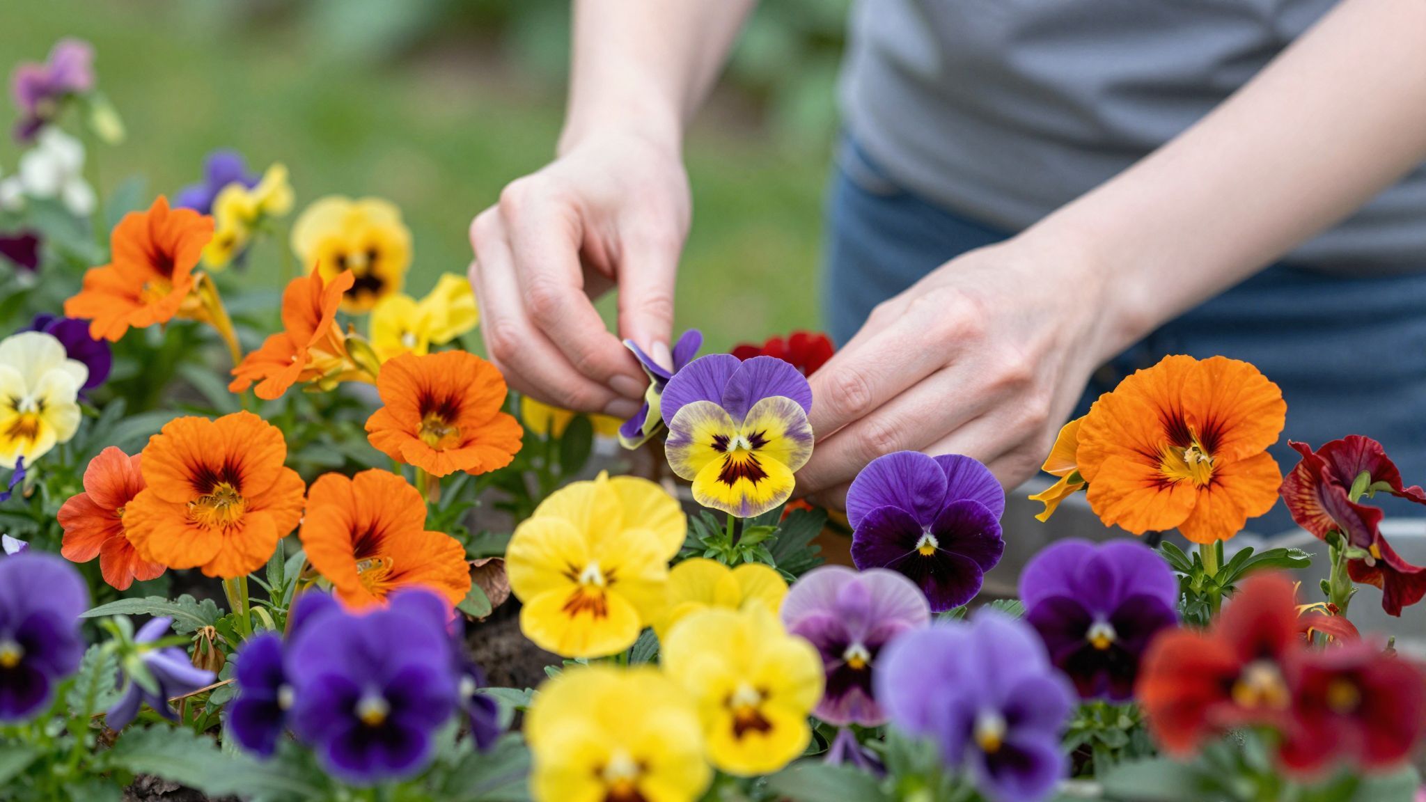Az ehető virágok nemcsak szépek, de ízletesek is.