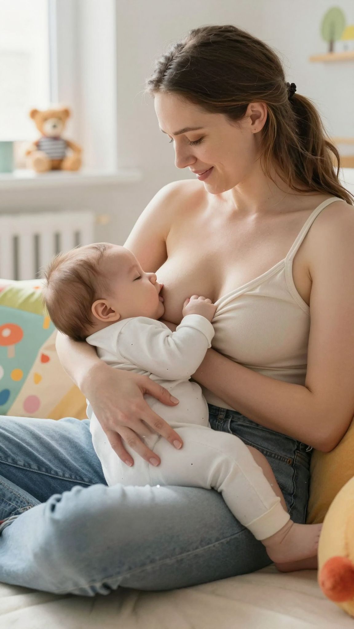 A baba szívószívás reflexe segít a mellrehelyezésben.