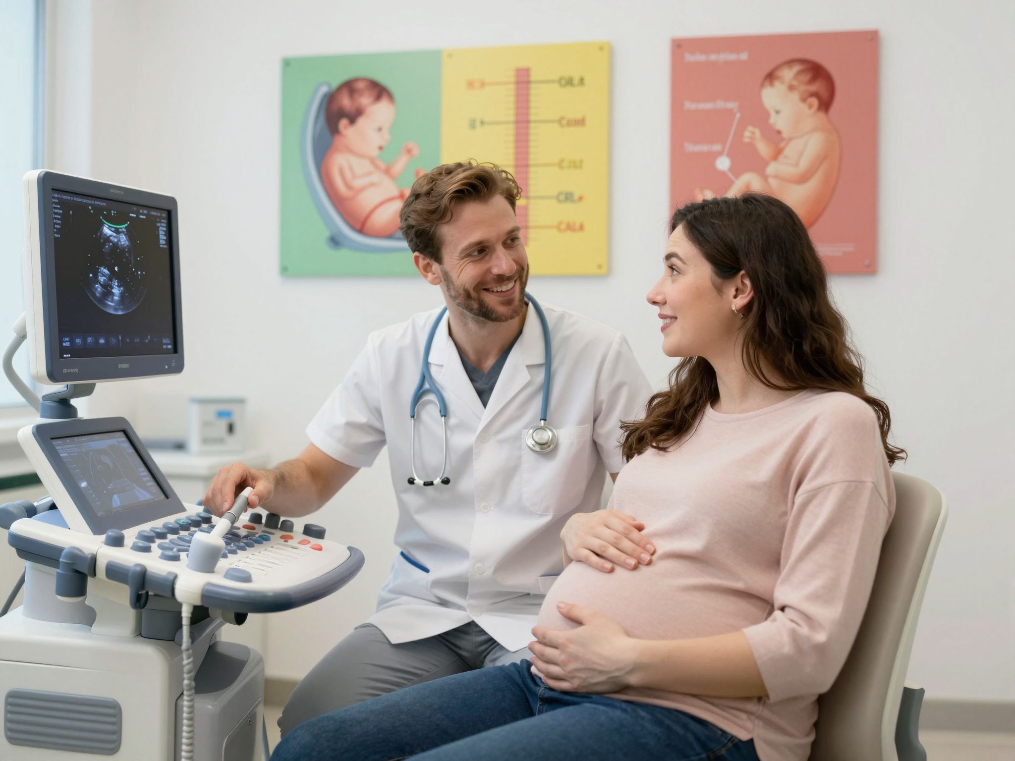 A CRL és ultrahang pontosan méri a magzat növekedését.