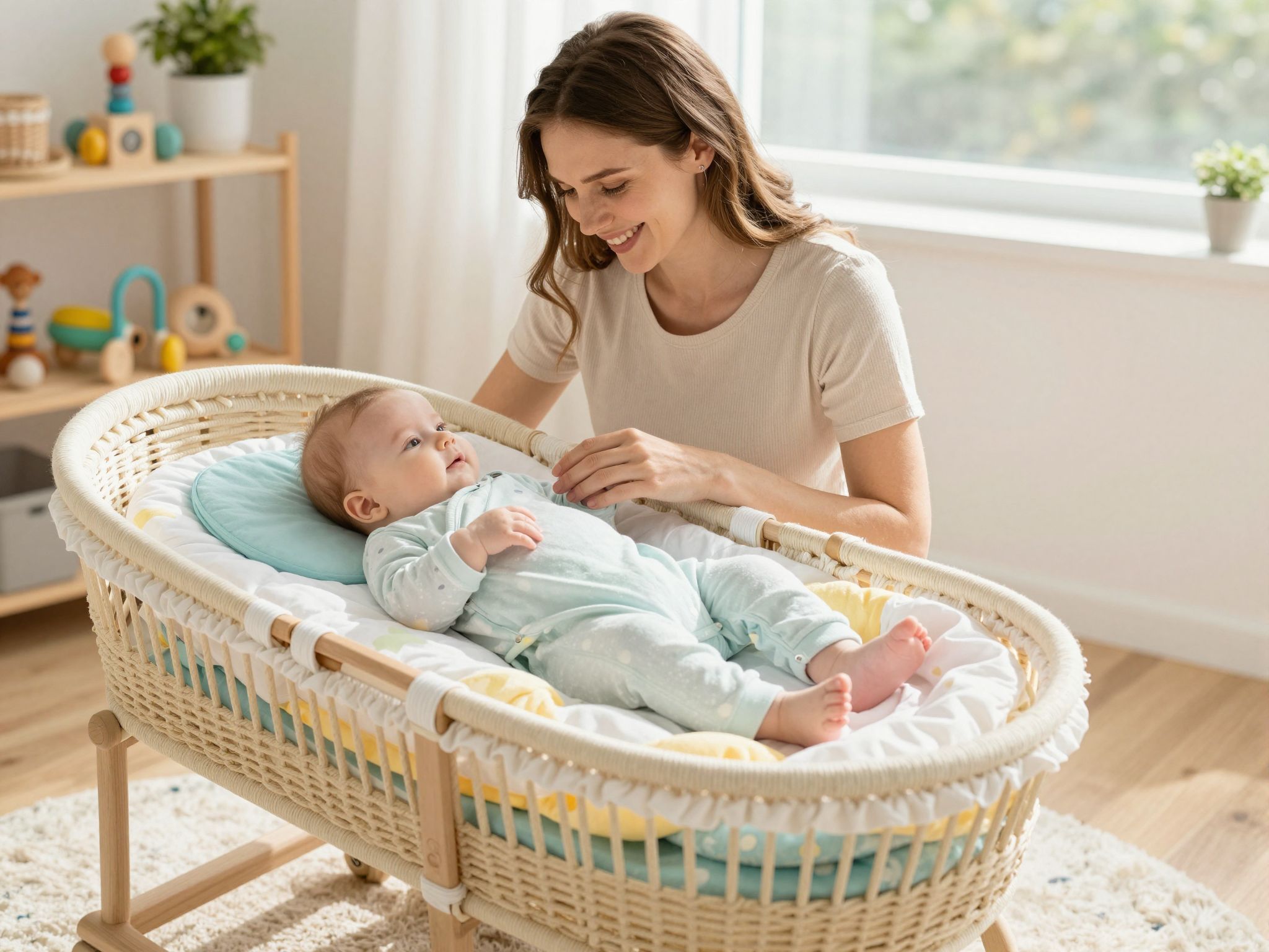 A mózeskosarak újrahasznosítása környezetbarát megoldás.