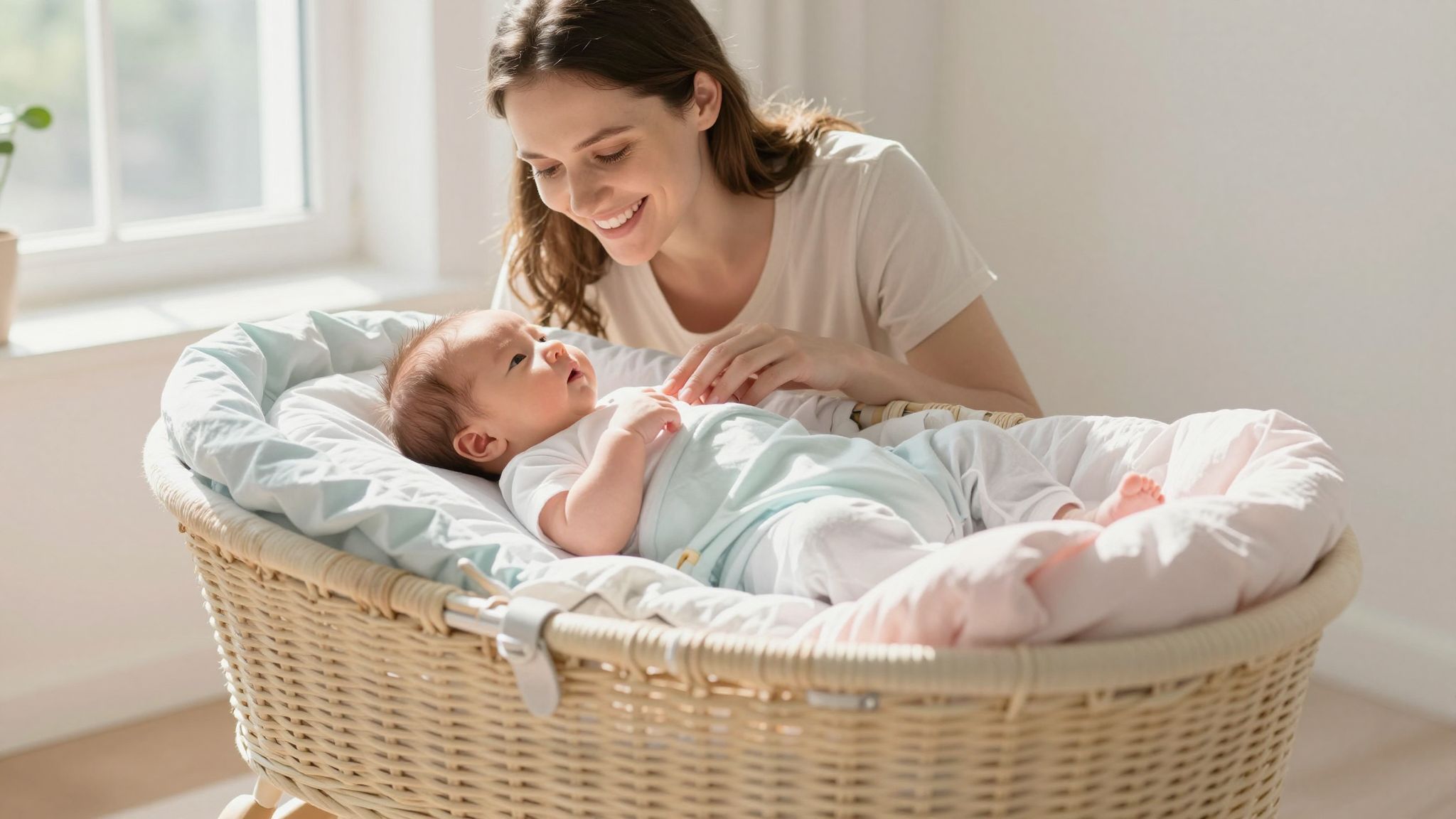 A mózeskosár rendszeres tisztítása elengedhetetlen a baba egészségéhez.