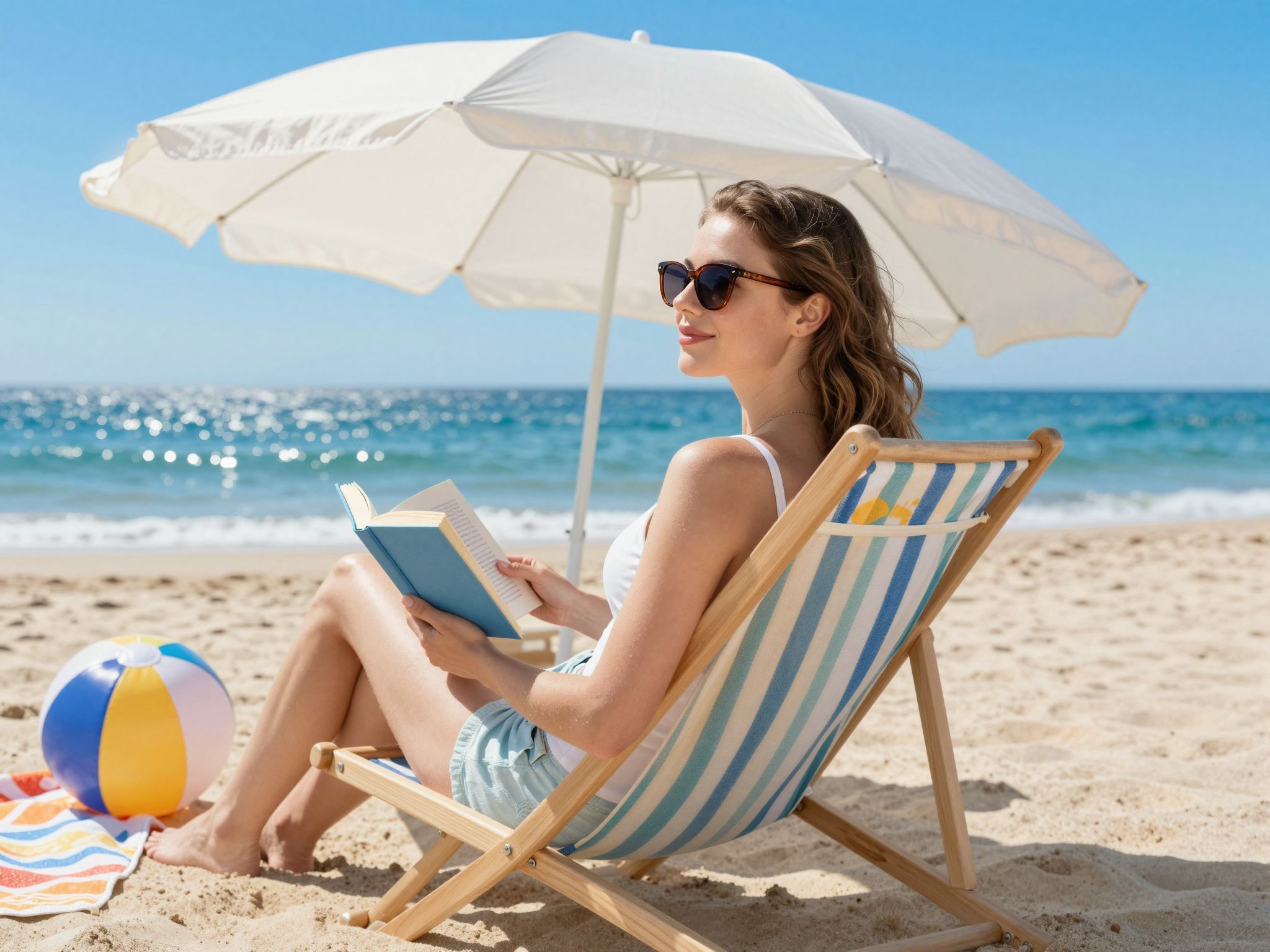 A UV-védelem megóvja a szem egészségét napfényben.