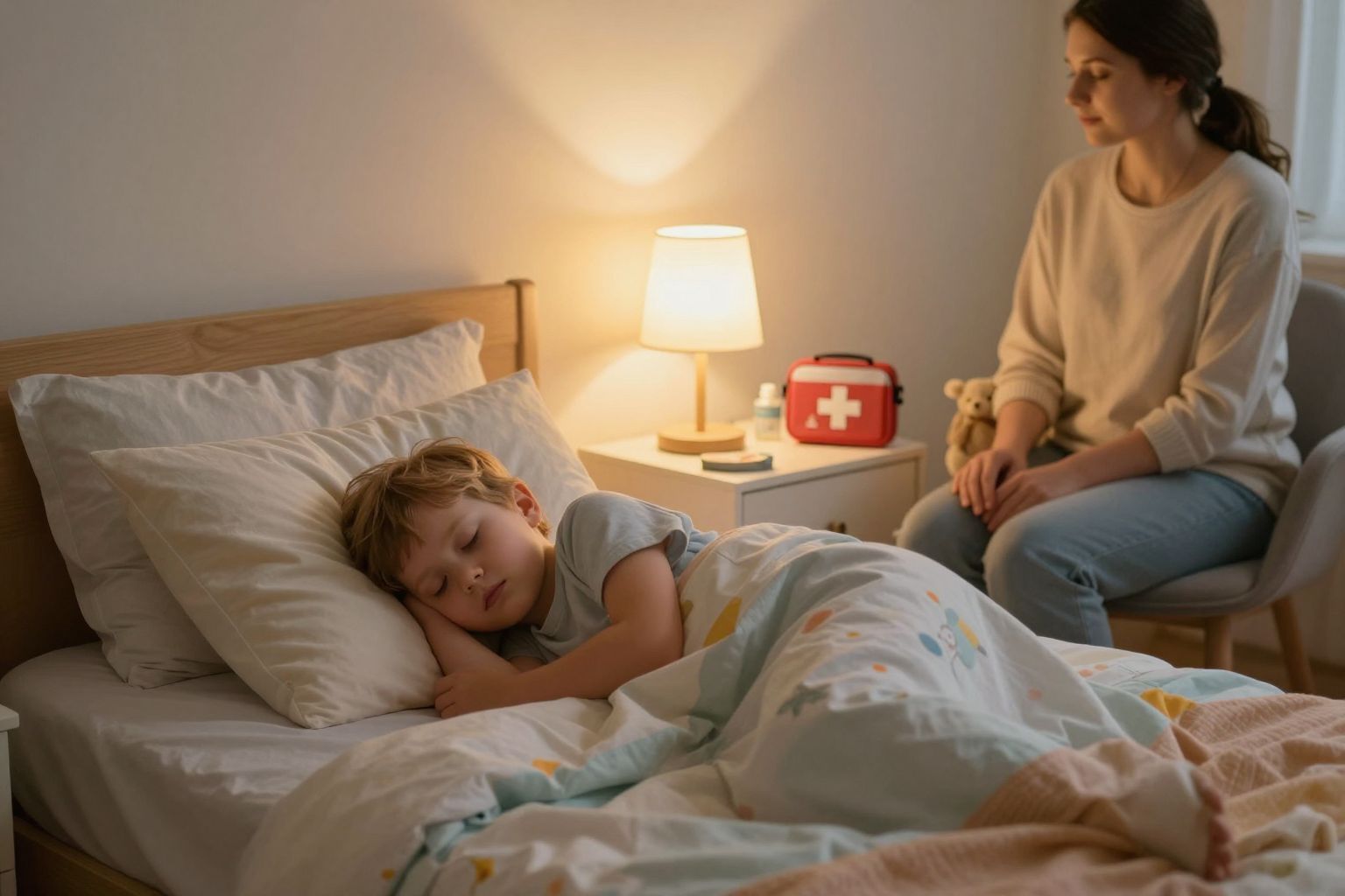 Az éjszakai rohamok kezelése megnyugtató környezetet igényel.