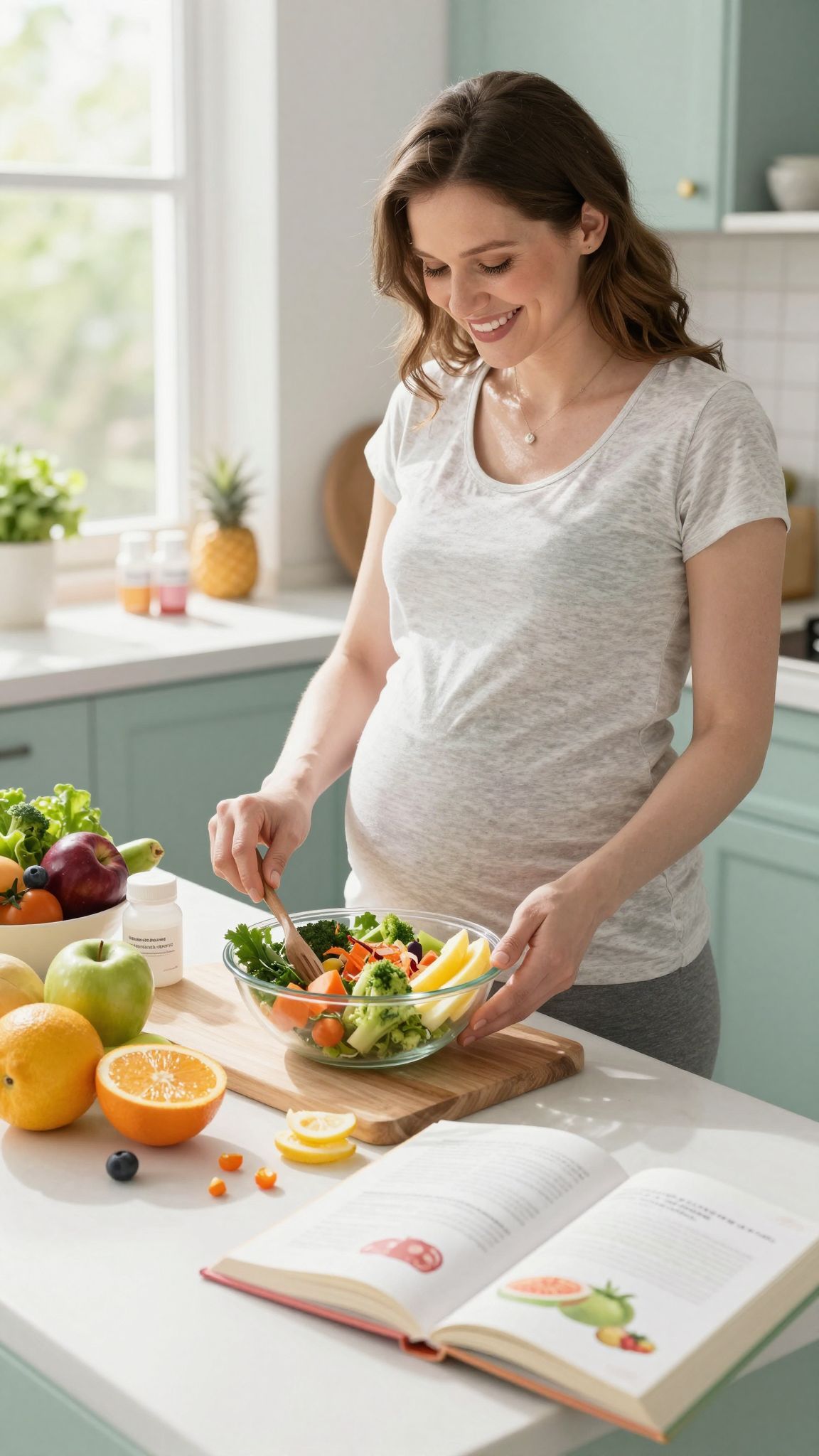 A prenatális vitaminok segítik a magzat fejlődését.