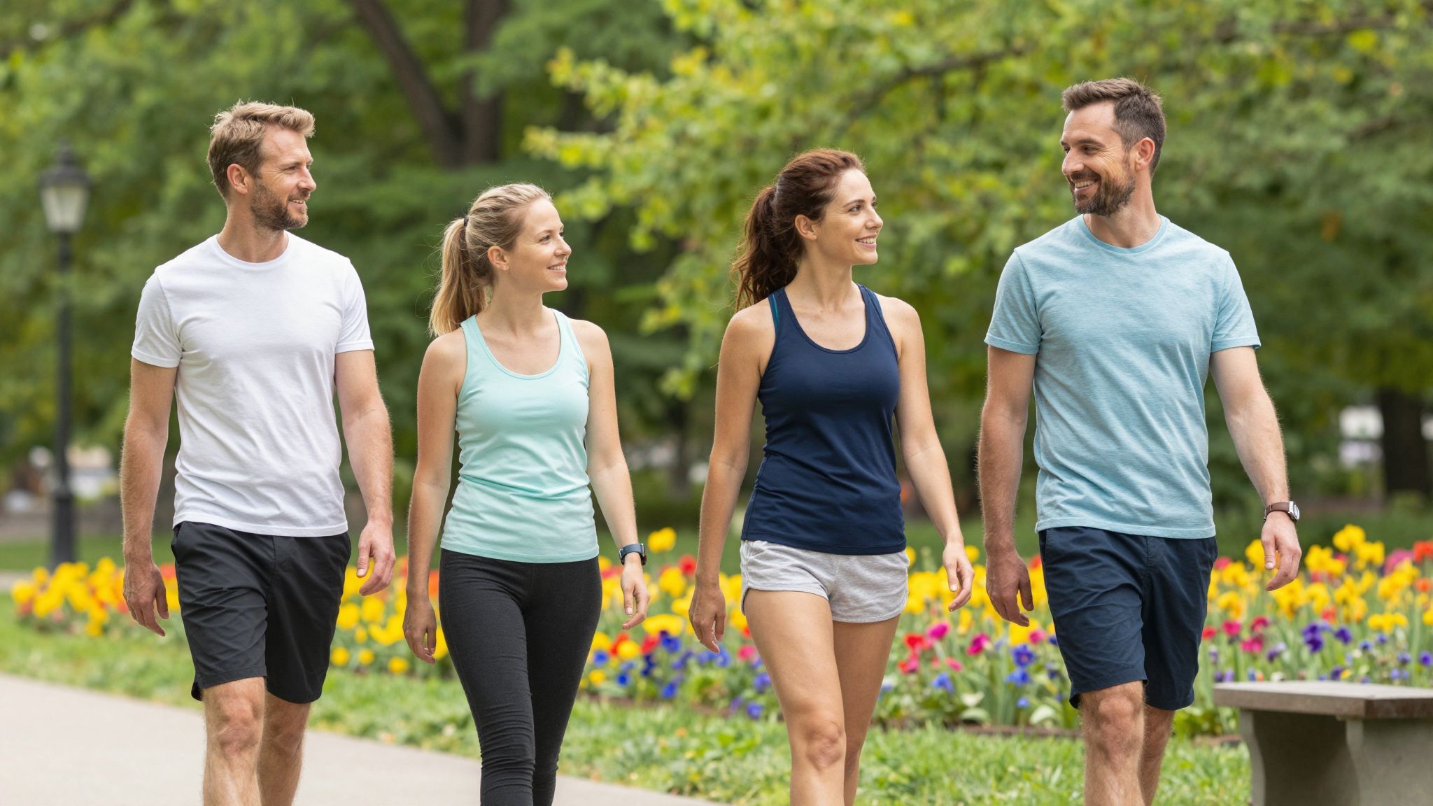 A séta segít az izomtömeg megőrzésében és zsírégetésben.