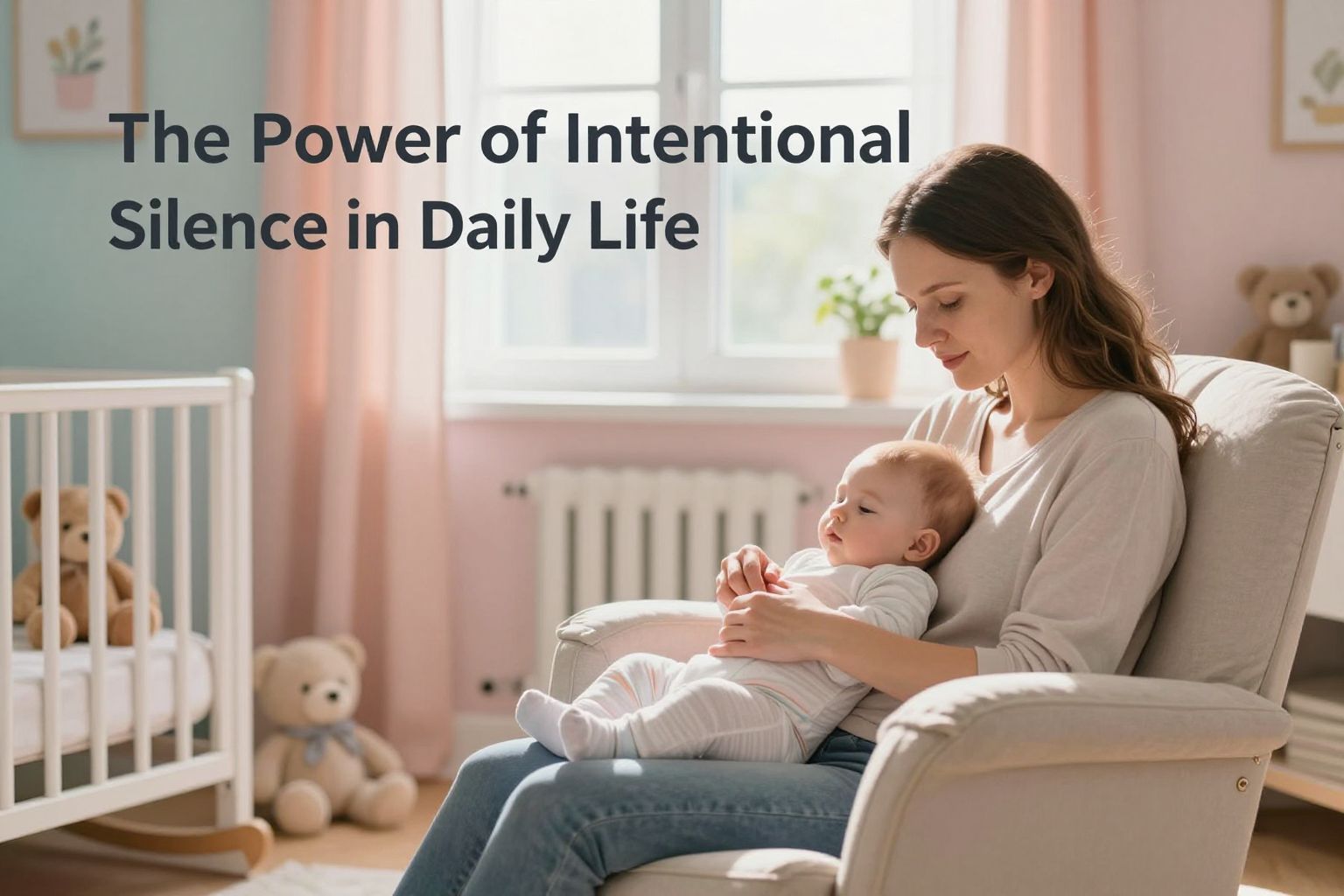 A szándékos csend fokozza a baba nyelvi fejlődését.