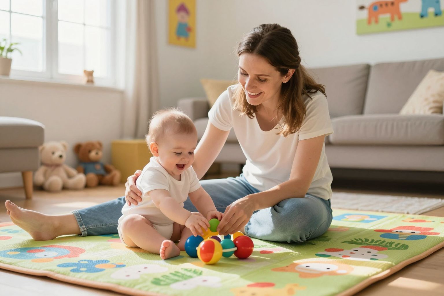 A szeparációs szorongás normális fejlődési jelenség hat hónaposan.