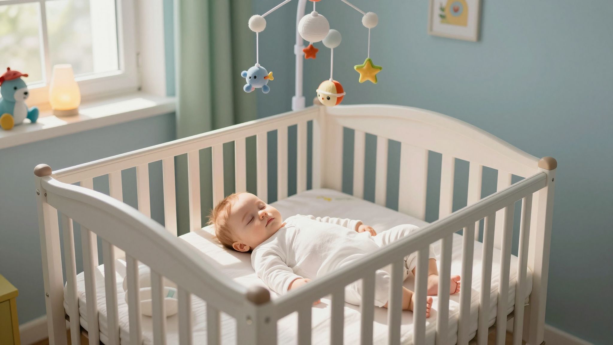 A hűvösebb szoba segíti a mély alvást babáknál.