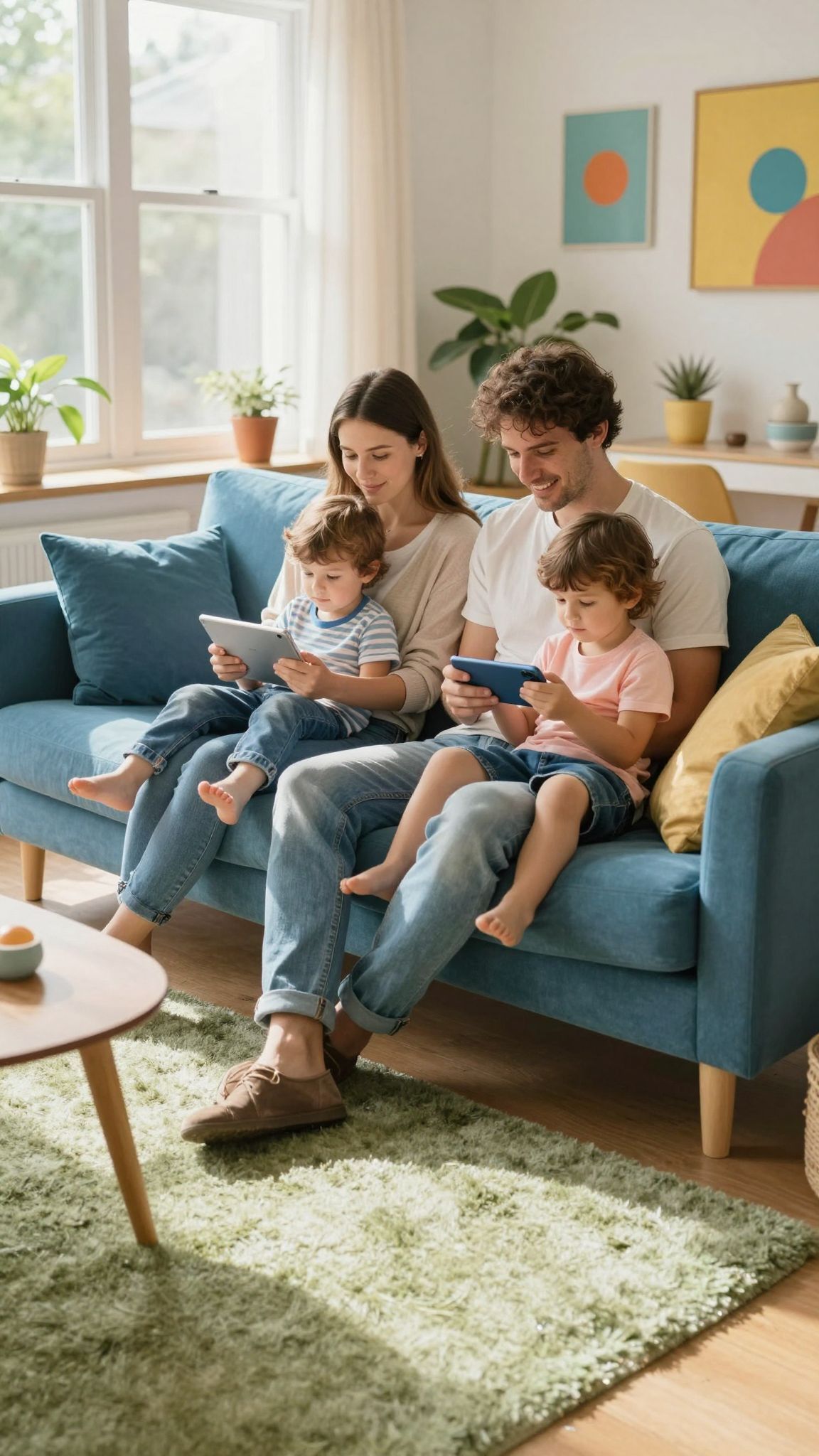 A szülők képernyőidője befolyásolja a gyerekek szokásait.