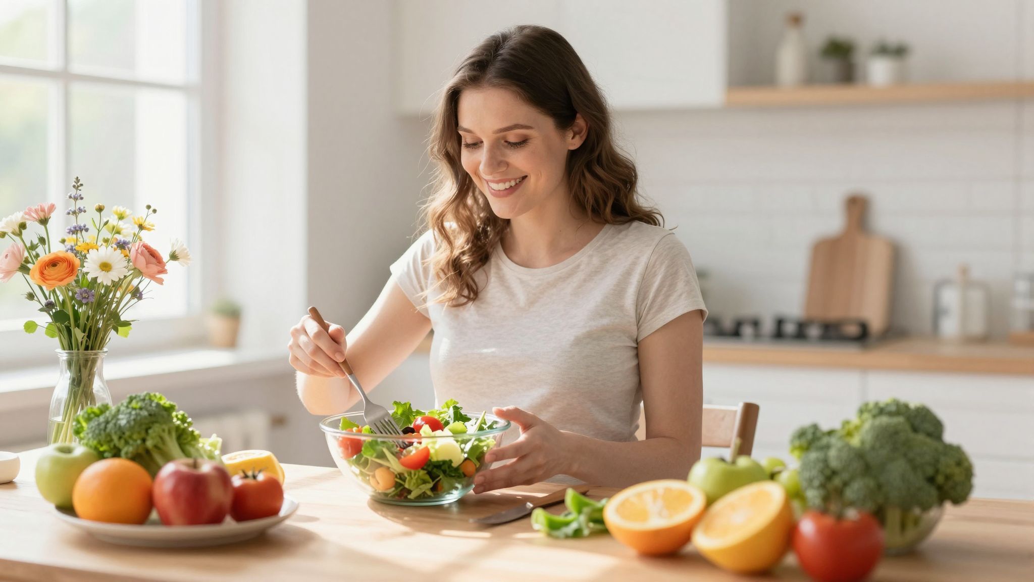 A megfelelő táplálkozás javíthatja a terhesség alatti hangulatot.