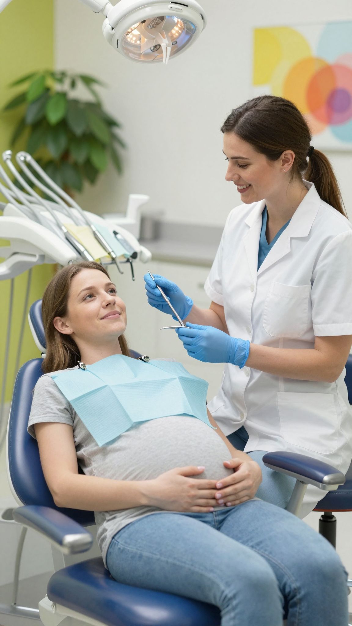 A terhesség második trimesztere a legideálisabb fogászati kezelésre.