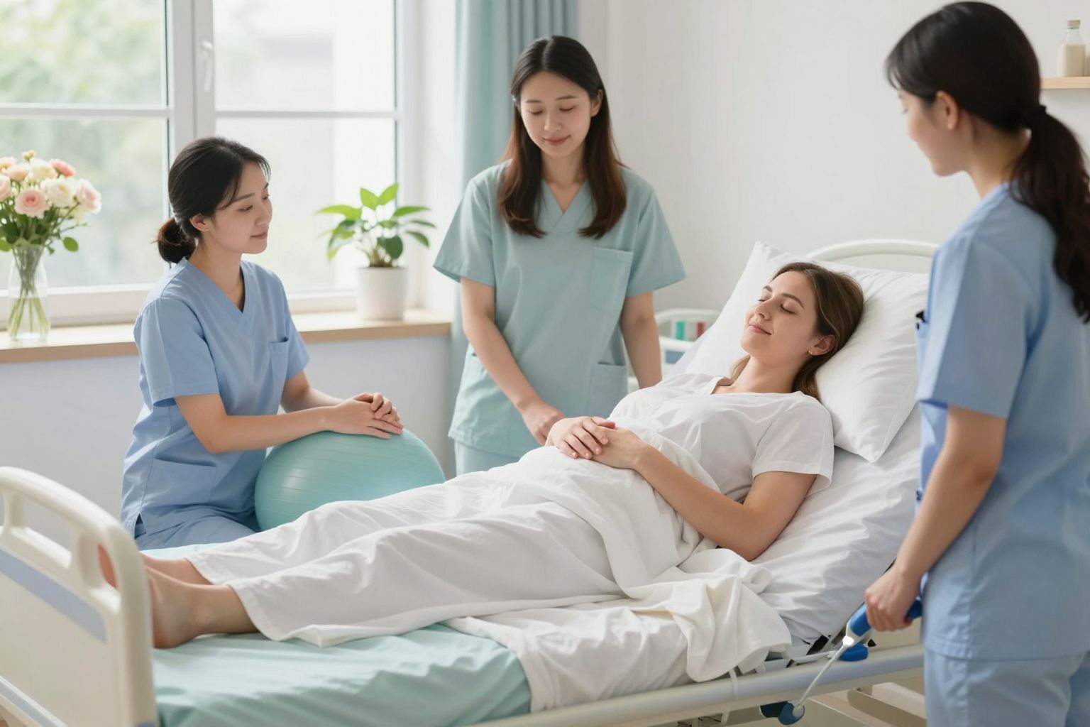 A természetes szülés előnyben részesíti a női testet.