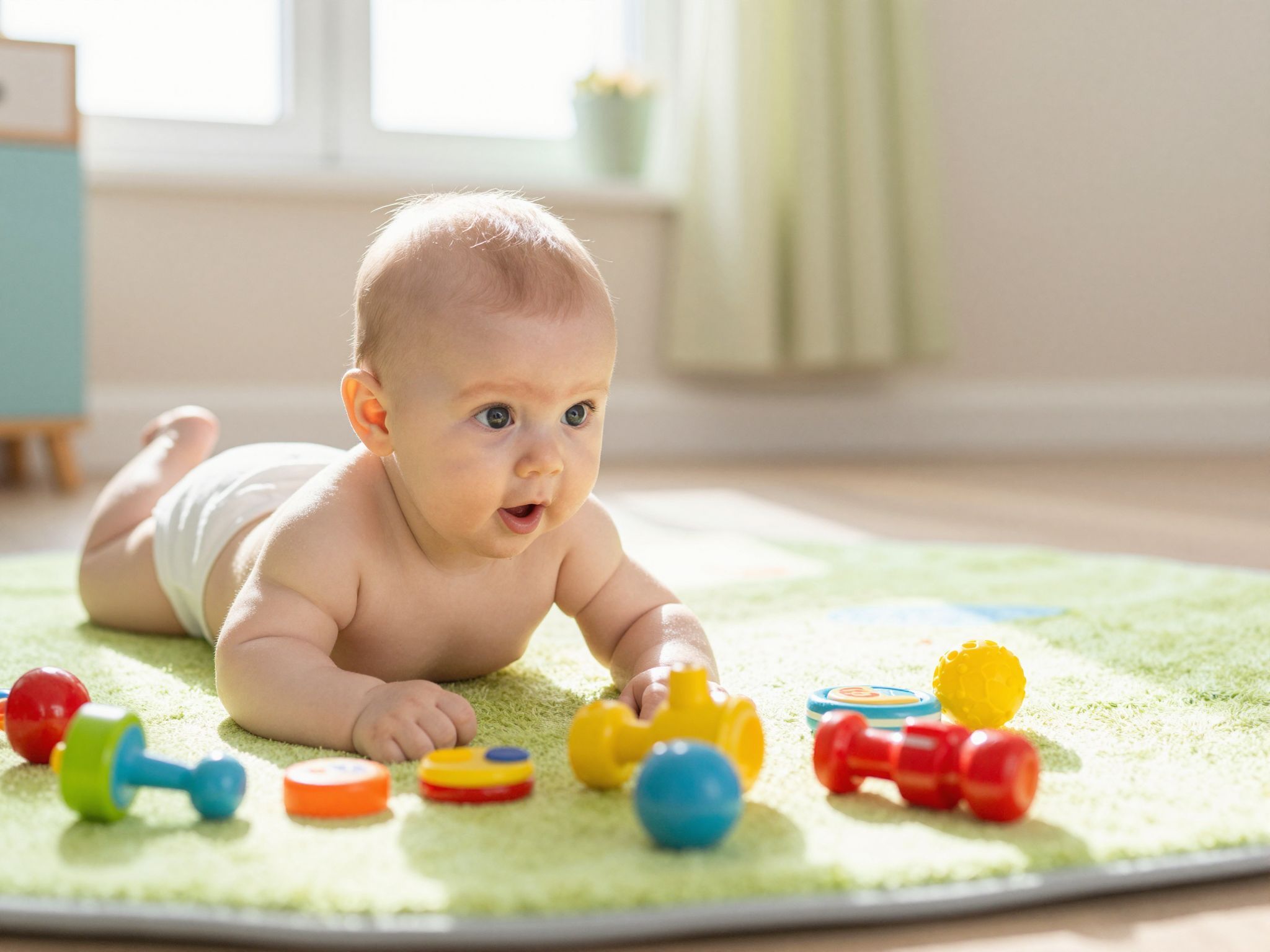A babák látása hónapról hónapra folyamatosan fejlődik.
