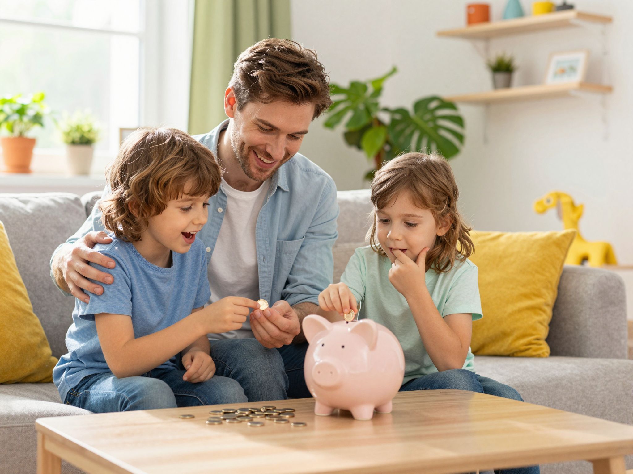 A zsebpénz tanítja a gyerekeket a felelős költésre.