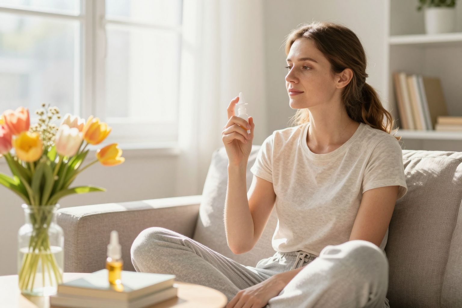 A szteroidos orrspray csökkentheti a tartós gyulladást.
