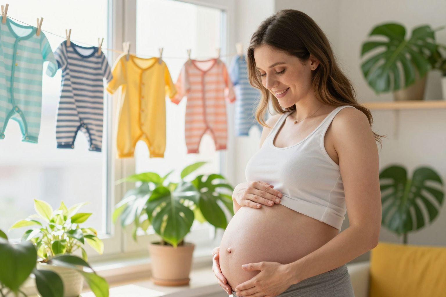 Az anyai genetika jelentős hatással van a pocak méretére.