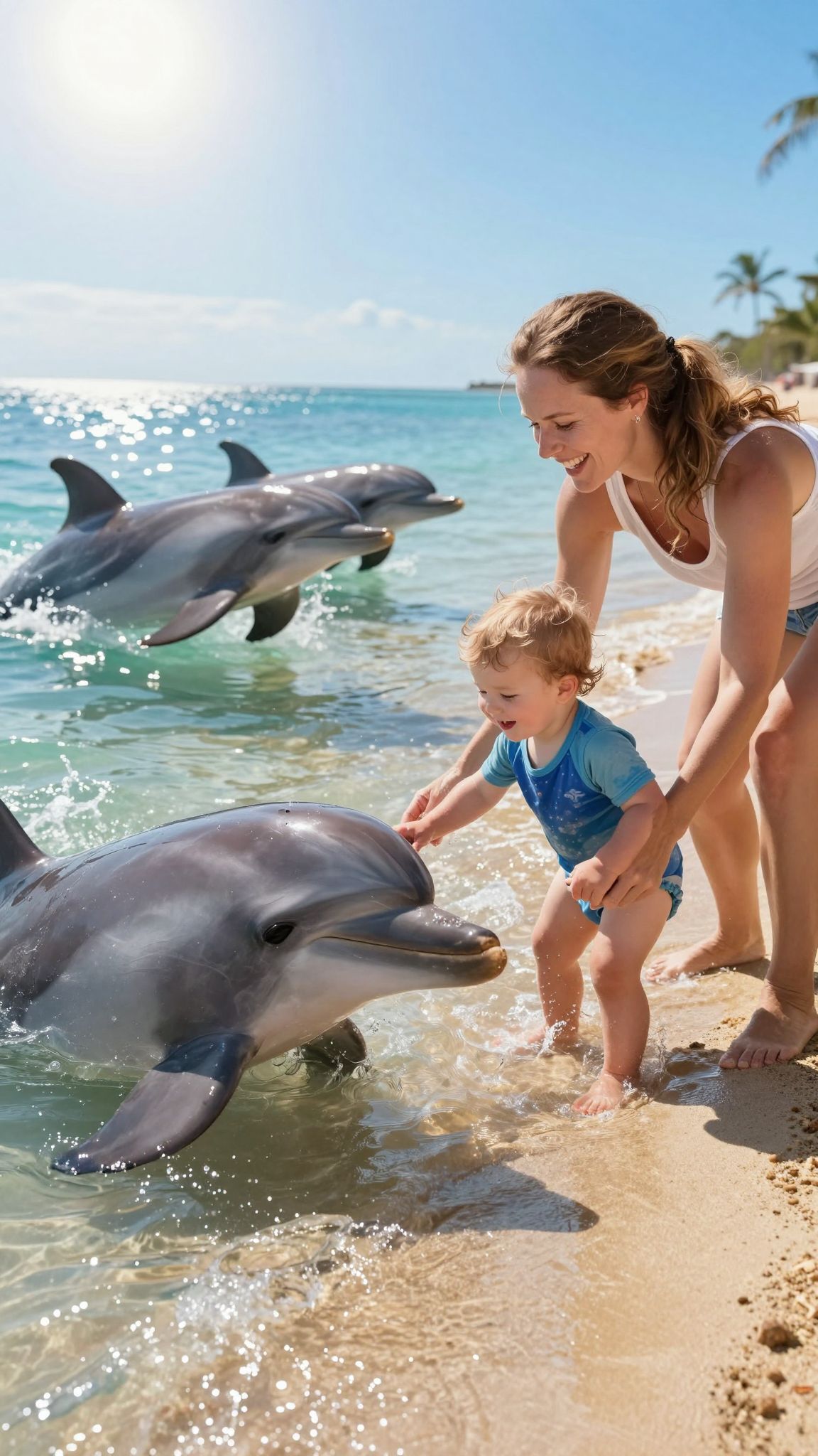 A delfin szülők támogatják a független, kreatív fejlődést.